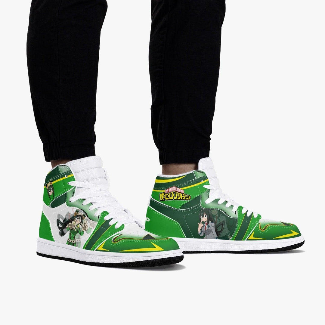 My Hero Academia Asui JD1 Mid Anime Shoes _ My Hero Academia _ Ayuko