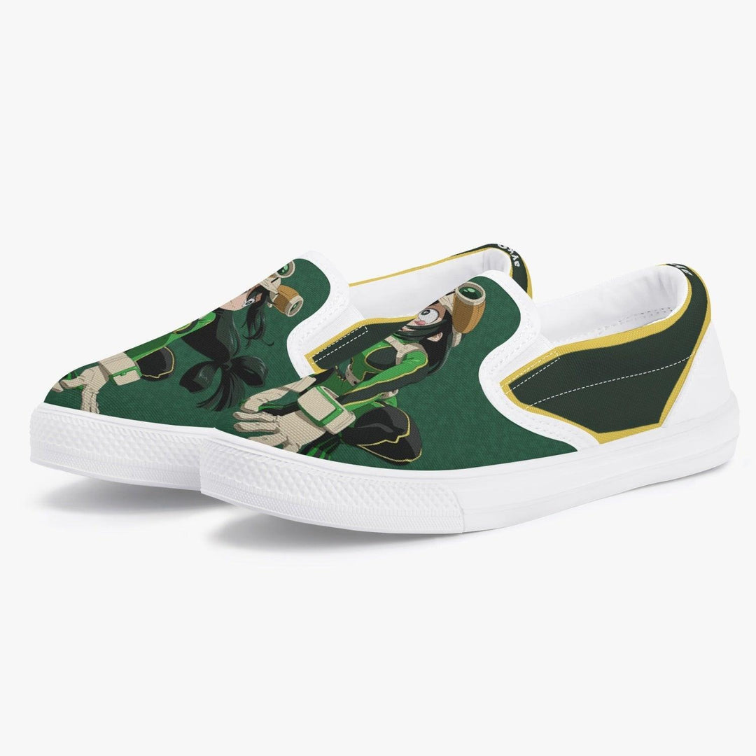 My Hero Academia Asui Kids Slipons Anime Shoes _ My Hero Academia _ Ayuko