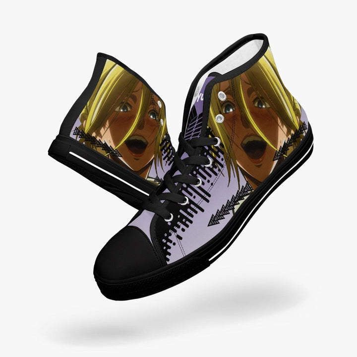 Attack On Titan Annie Leonhart A-Star Mid Anime Shoes _ Attack On Titan _ Ayuko