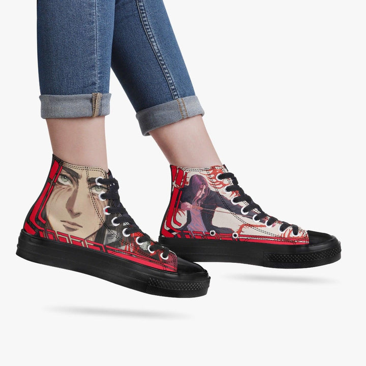 Attack On Titan Eren Yeager A-Star High Anime Shoes _ Attack On Titan _ Ayuko