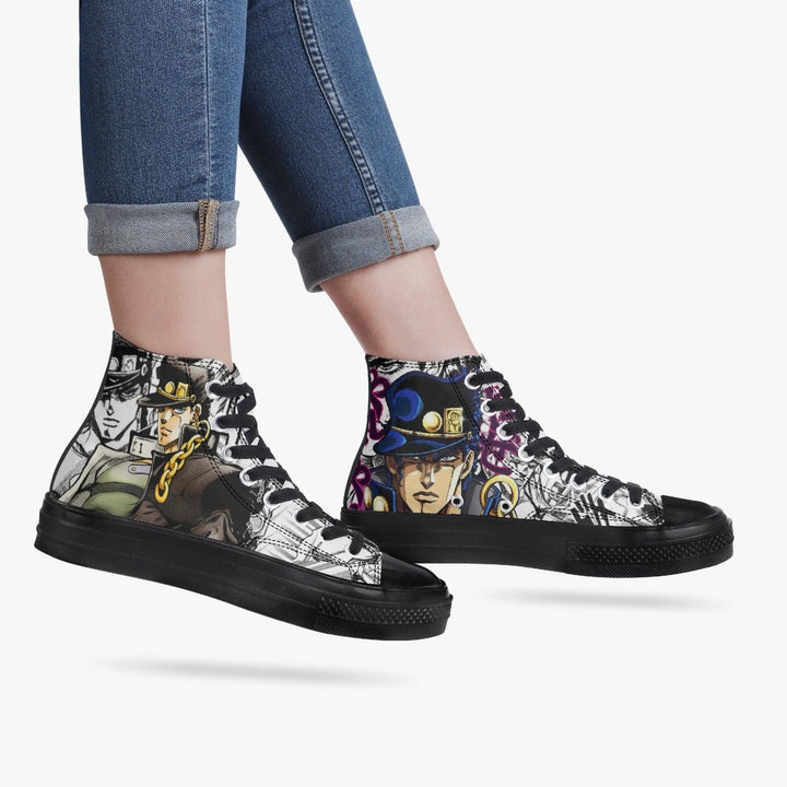 JoJo's Bizarre Adventure Jotaro Kujo A-Star High Anime Shoes _ JoJo's Bizarre Adventure _ Ayuko