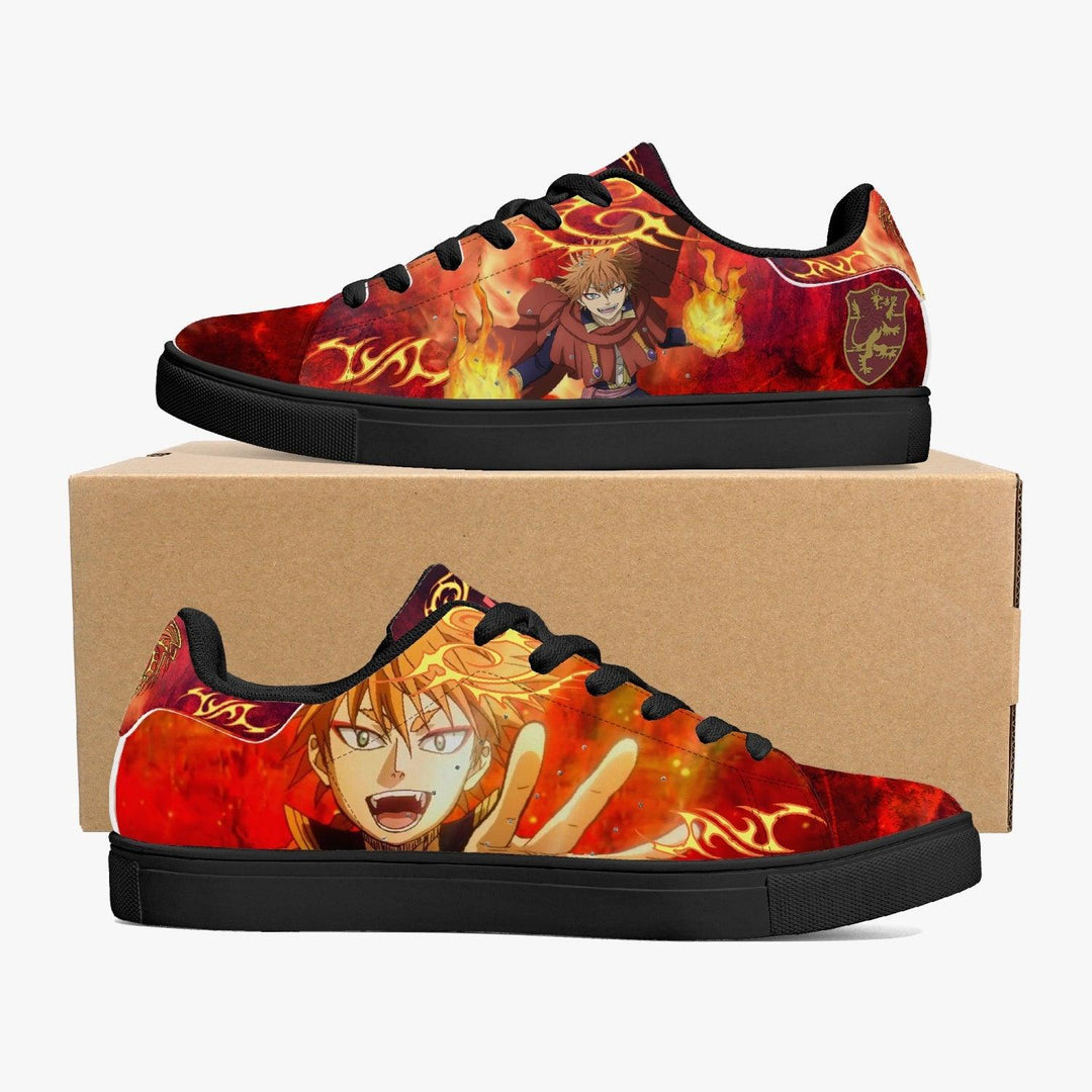 Black Clover Leopold Vermillion Skate Anime Shoes _ Black Clover _ Ayuko