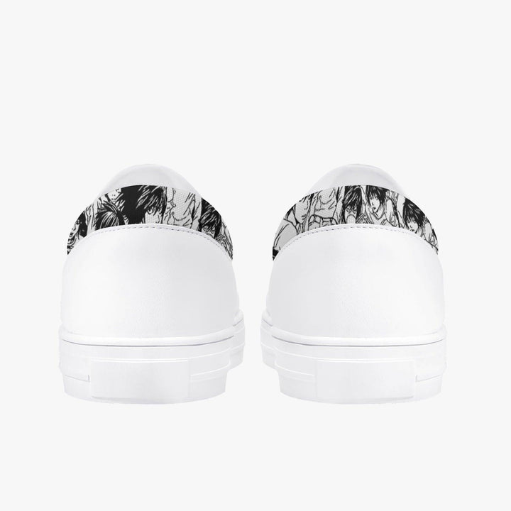 Death Note L Black White Kids Slip Ons Anime Shoes _ Death Note _ Ayuko