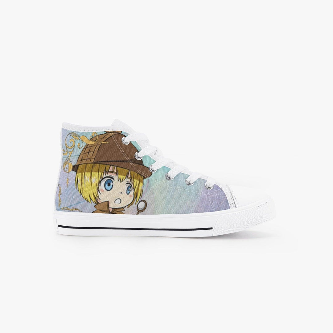 Attack On Titan Armin Alert Kids A-Star High Anime Shoes _ Attack On Titan _ Ayuko