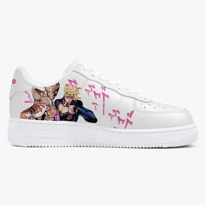 JoJo's Bizarre Adventure Giorno Giovanna AF1 Anime Shoes _ JoJo's Bizarre Adventure _ Ayuko