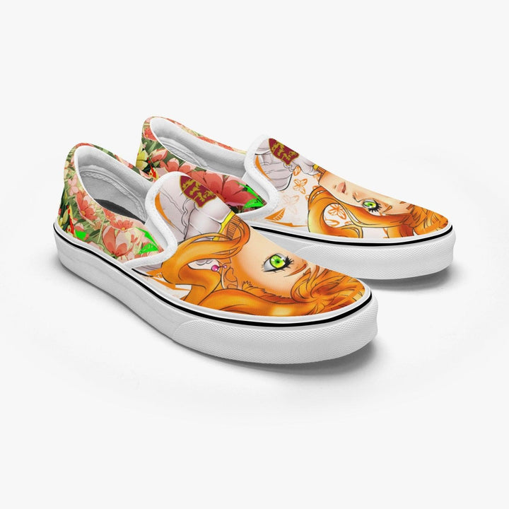 Black Clover Mimosa Vermillion Slip Ons Anime Shoes _ Black Clover _ Ayuko