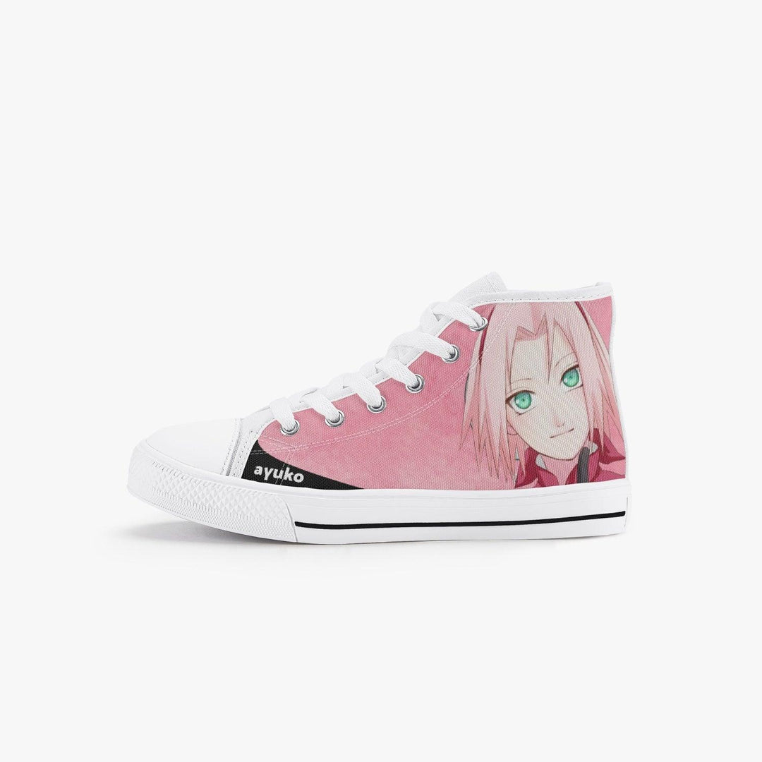 Naruto Shippuden Sakura Kids A-Star High Anime Shoes _ Naruto _ Ayuko