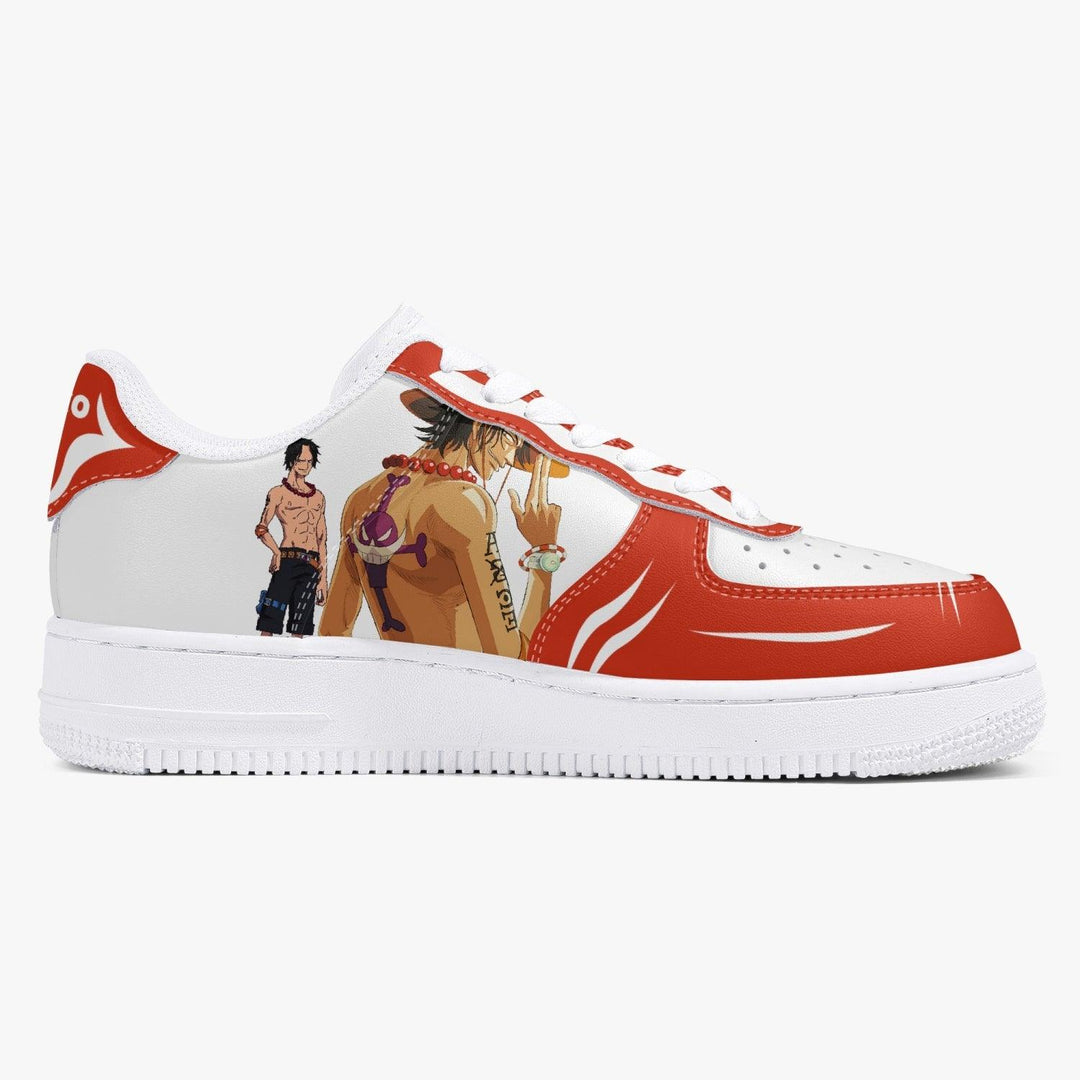 One Piece Portgas Ace AF1 Anime Shoes _ One Piece _ Ayuko