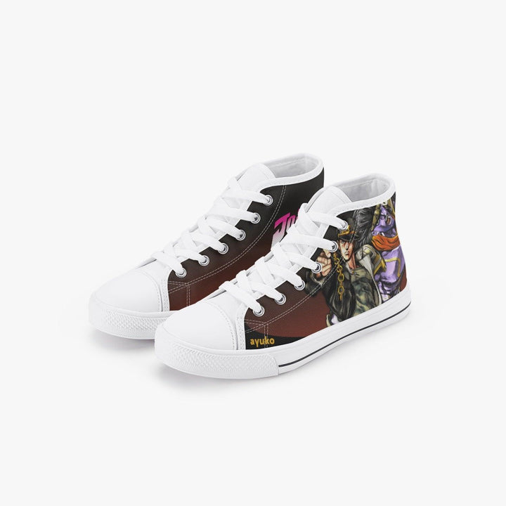 JoJo's Bizarre Adventure Jotaro Kujo Kids A-Star High Anime Shoes _ JoJo's Bizarre Adventure _ Ayuko