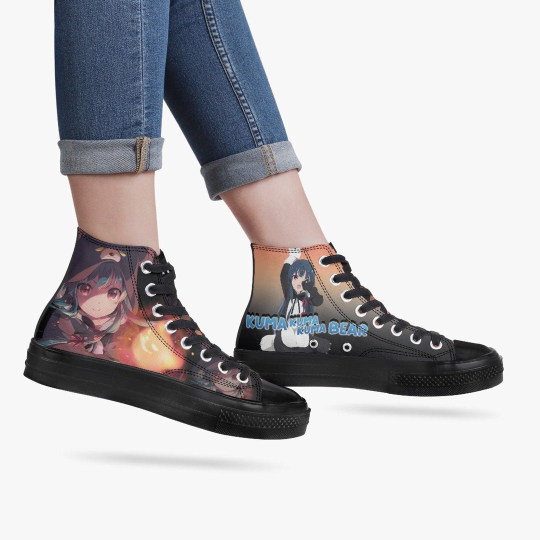 Kuma Kuma Kuma Bear Yuna A-Star High Anime Shoes _ Kuma Kuma Kuma Bear _ Ayuko