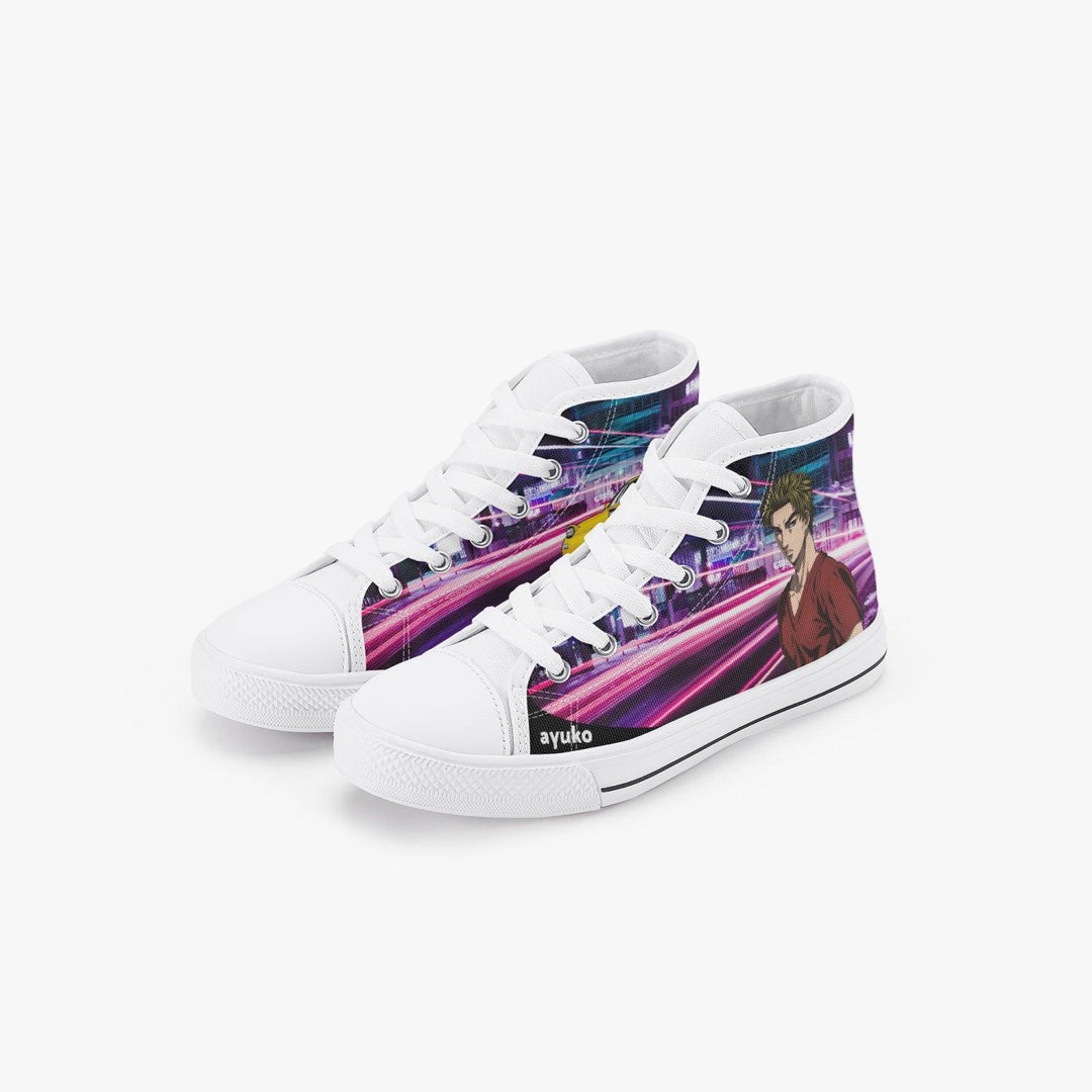 Initial D Keisuke Takahashi Kids A-Star High Anime Shoes _ Initial D _ Ayuko