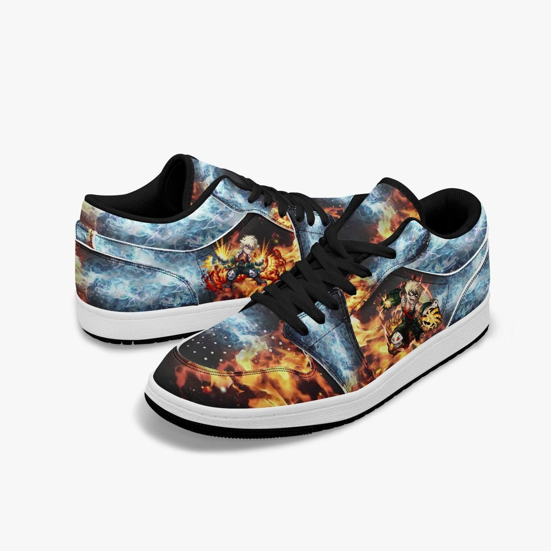 My Hero Academia Bakugo Fire & Ice JD1 Low Anime Shoes _ My Hero Academia _ Ayuko