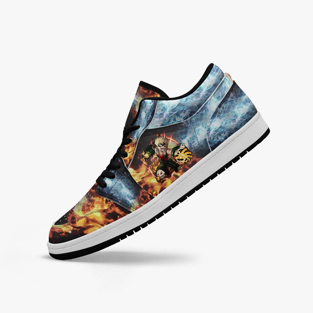 My Hero Academia Bakugo Fire & Ice JD1 Low Anime Shoes _ My Hero Academia _ Ayuko