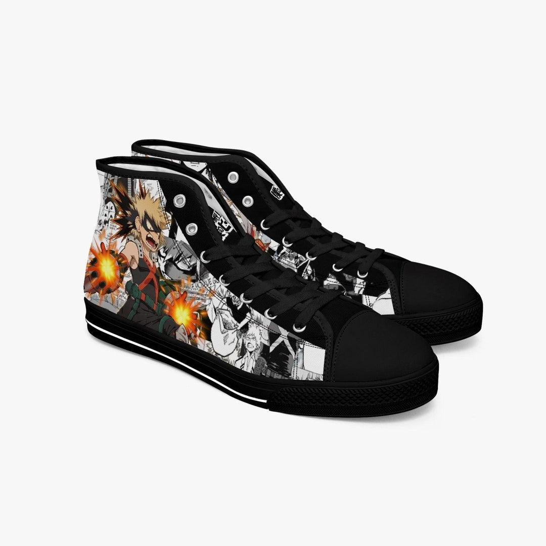 My Hero Academia Bakugou A-Star Mid Anime Shoes _ My Hero Academia _ Ayuko