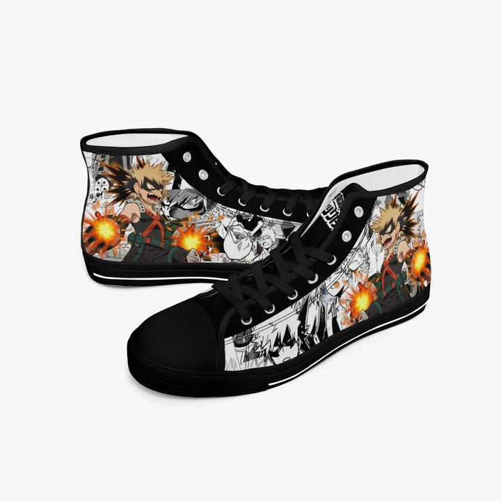 My Hero Academia Bakugou A-Star Mid Anime Shoes _ My Hero Academia _ Ayuko