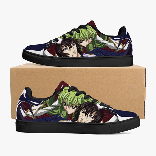 Code Geass Lelouch vi Britannia & C.C Skate Anime Shoes _ Code Geass _ Ayuko