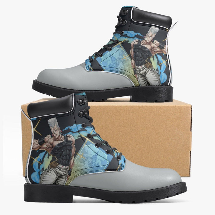 JoJo's Bizarre Adventure Jean Pierre Polnareff All-Season Anime Boots _ JoJo's Bizarre Adventure _ Ayuko