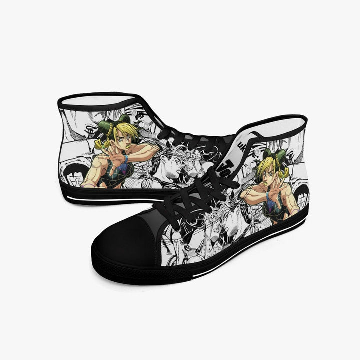 JoJo's Bizarre Adventure Jolyne Kujo A-Star Mid Anime Shoes _ JoJo's Bizarre Adventure _ Ayuko