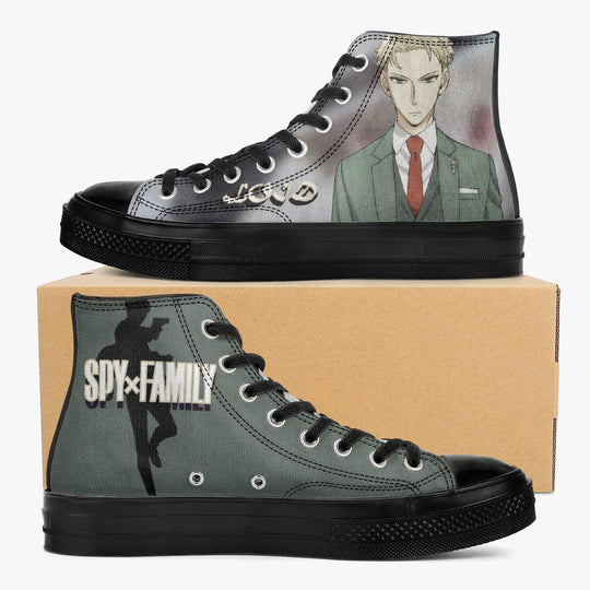 Psy x Family Loid Forger A-Star High Anime Shoes _ Psy x Family _ Ayuko