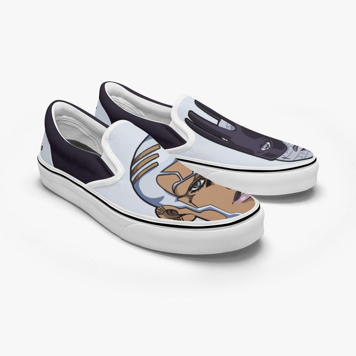 JoJo's Bizarre Adventure Enrico Pucci Slip Ons Anime Shoes _ JoJo's Bizarre Adventure _ Ayuko