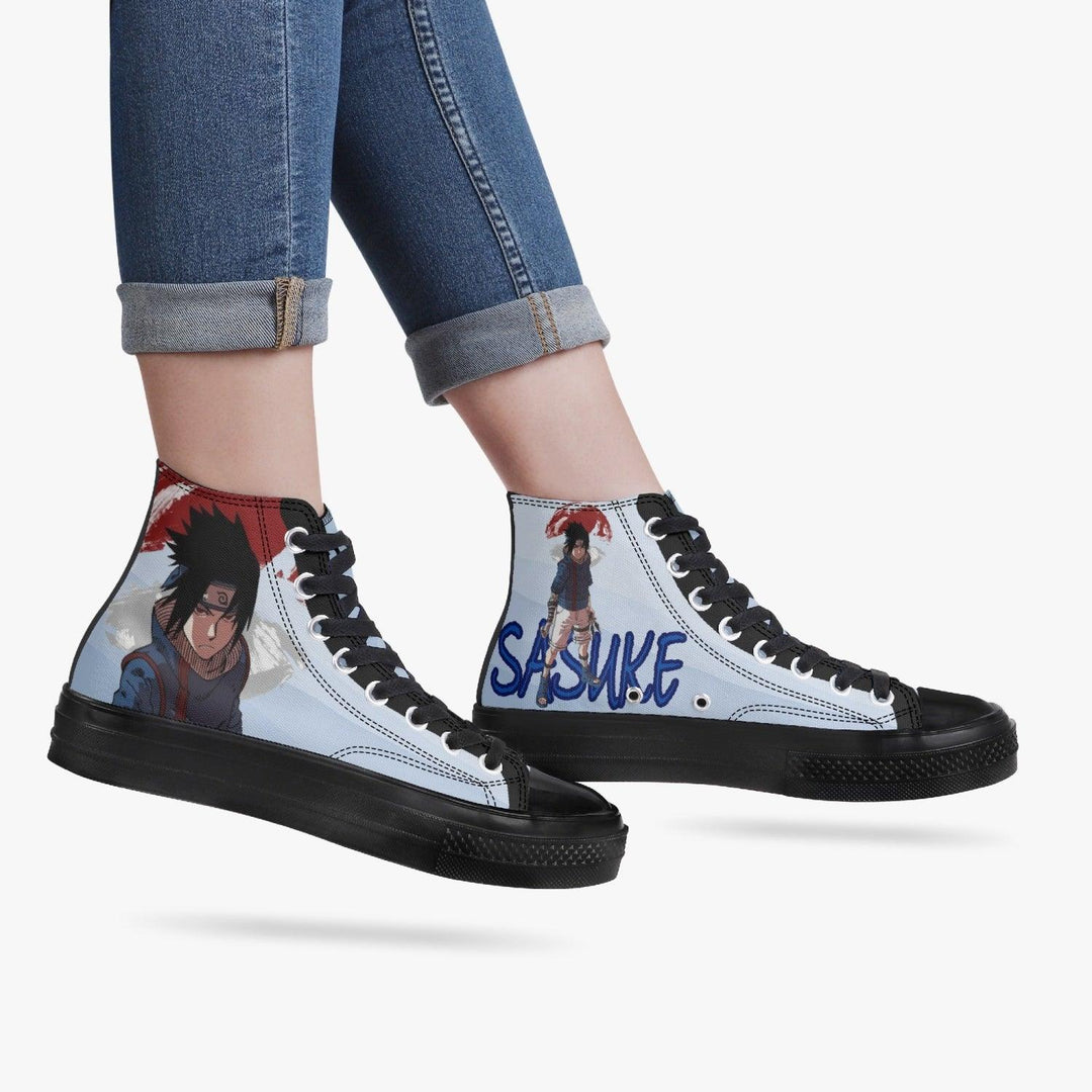 Naruto Shippuden Sasuke A-Star High Anime Shoes _ Naruto _ Ayuko