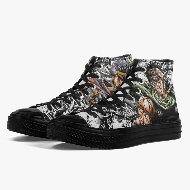 JoJo's Bizarre Adventure Joseph Joestar A-Star High Anime Shoes _ JoJo's Bizarre Adventure _ Ayuko