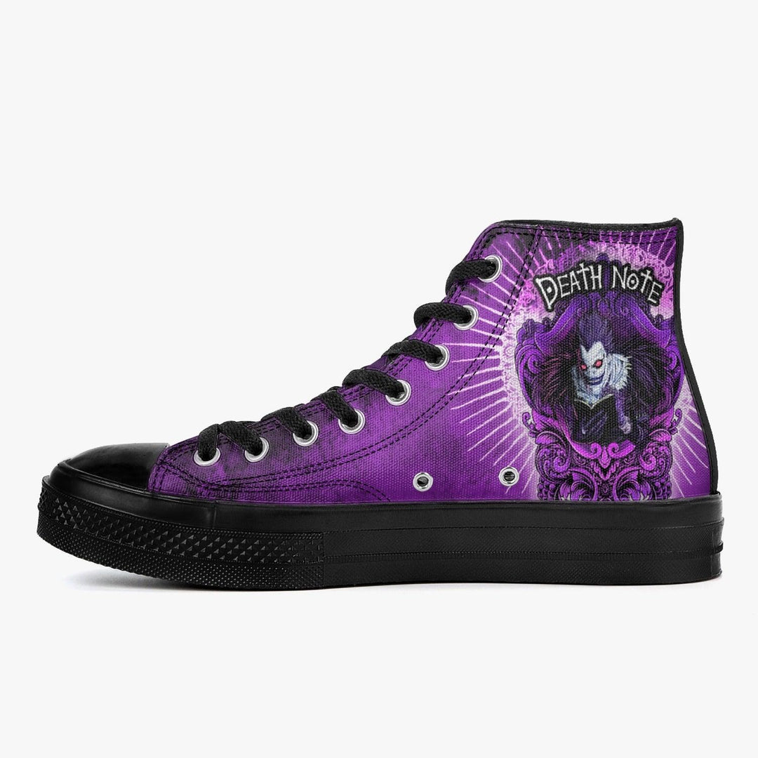 Death Note Ryuk Purple A-Star High Anime Shoes _ Death Note _ Ayuko