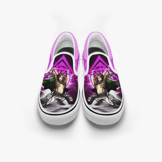 Attack On Titan Hange Zoe Slip Ons Anime Shoes _ Attack On Titan _ Ayuko