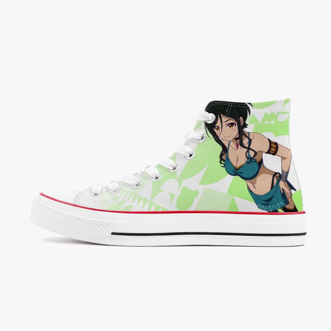 Kuma Kuma Kuma Bear Atla A-Star High White Anime Shoes _ Kuma Kuma Kuma Bear _ Ayuko