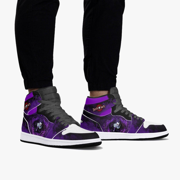 Death Note Ryuk Purple JD1 Mid Anime Shoes _ Death Note _ Ayuko