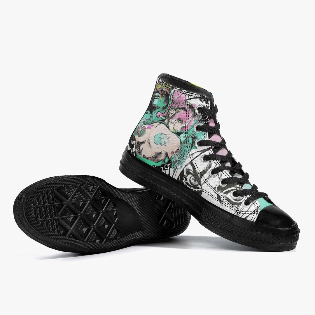 JoJo's Bizarre Adventure Jolyne Kujo A-Star High Anime Shoes _ JoJo's Bizarre Adventure _ Ayuko