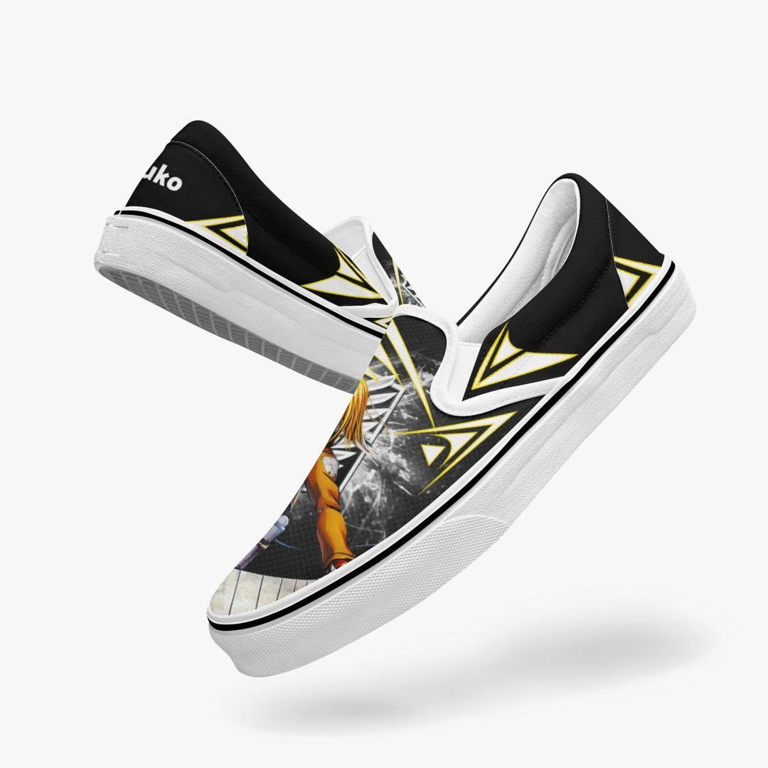 Attack On Titan Historia Christa Slip Ons Anime Shoes _ Attack On Titan _ Ayuko