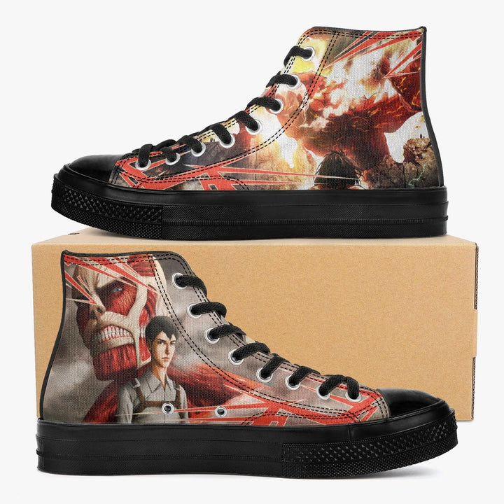 Attack On Titan Bertholdt Hoover A-Star High Anime Shoes _ Attack On Titan _ Ayuko