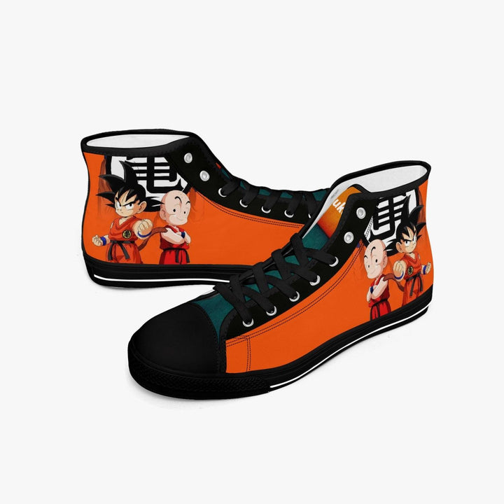 Dragon Ball Z Son Goku and Krillin A-Star Mid Anime Shoes _ Dragon Ball Z _ Ayuko