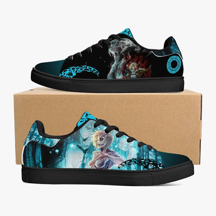 Attack On Titan Annie Leonhart Skate Anime Shoes _ Attack On Titan _ Ayuko