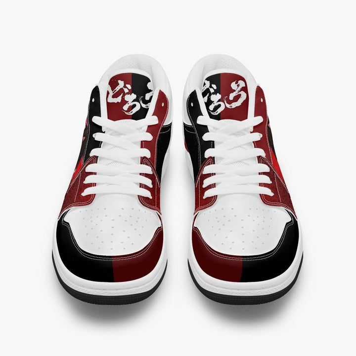 Dororo Hyakkimaru Red/Black JD1 Low Anime Shoes _ Dororo _ Ayuko