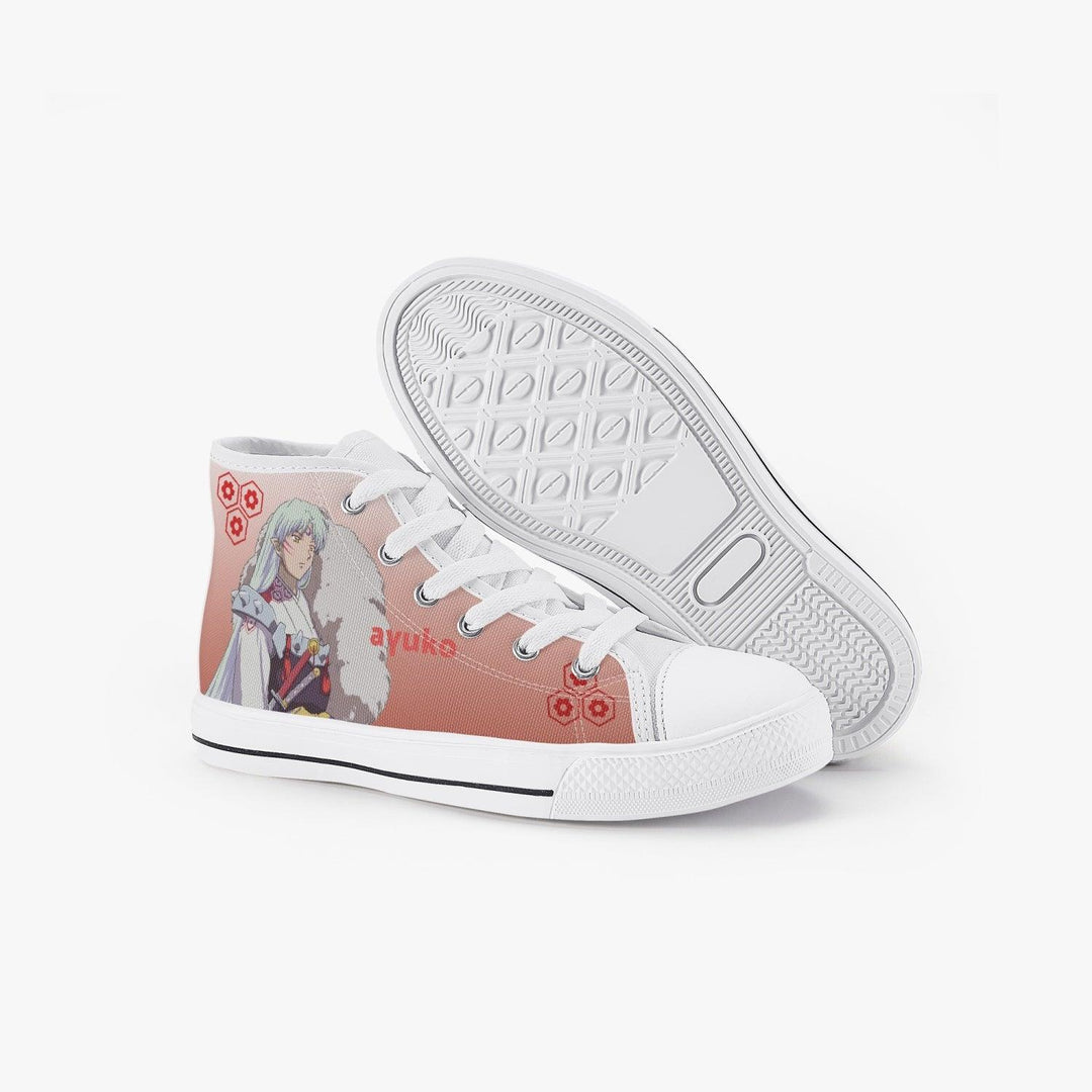 Sesshomaru Kids A-Star High Anime Shoes _ Inuyasha _ Ayuko