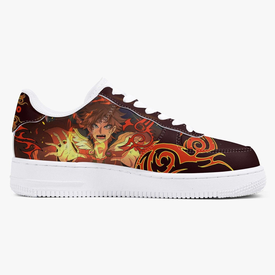 Black Clover Leopold Vermillion AF1 Anime Shoes _ Black Clover _ Ayuko