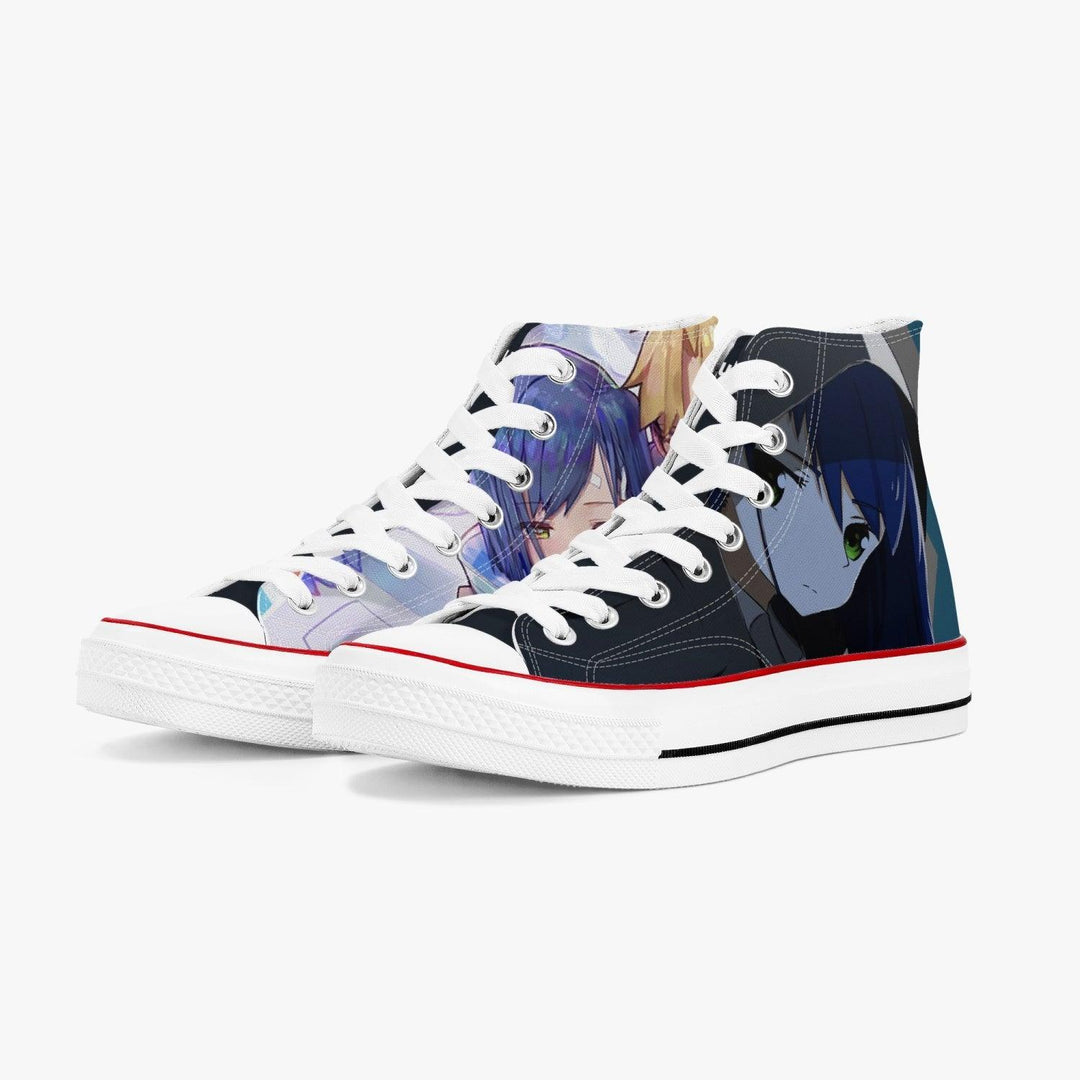 Darling in The Franxx Ichigo A-Star High White Anime Shoes _ Darling in The Franxx _ Ayuko