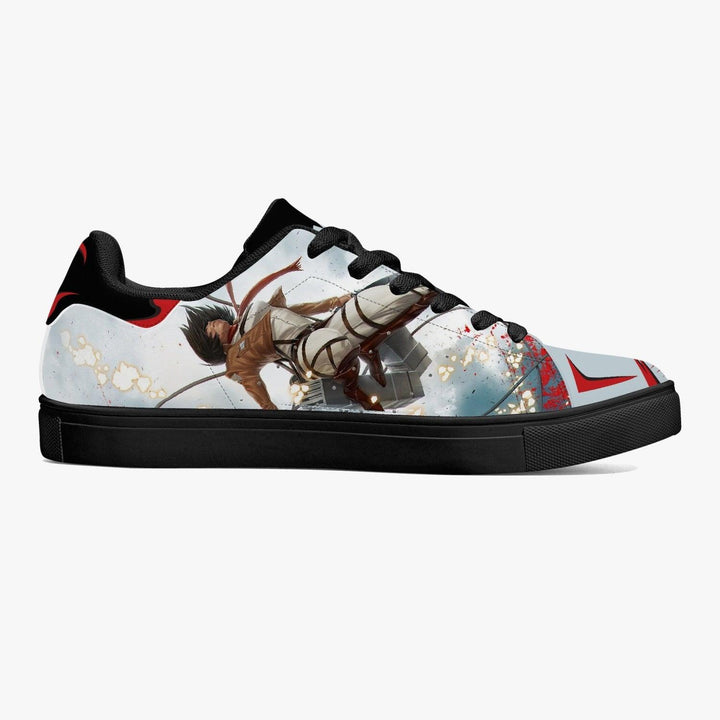 Attack On Titan Mikasa Ackerman Skate Anime Shoes _ Attack On Titan _ Ayuko