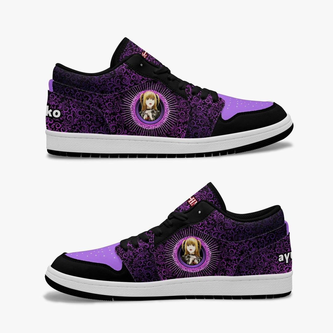 Death Note Misa Amane Purple - JD1 Low Anime Shoes _ Death Note _ Ayuko