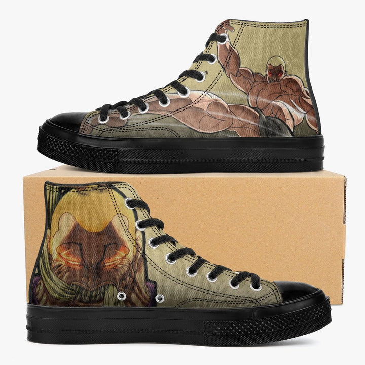 Baki Jack A-Star High Anime Shoes _ Baki _ Ayuko