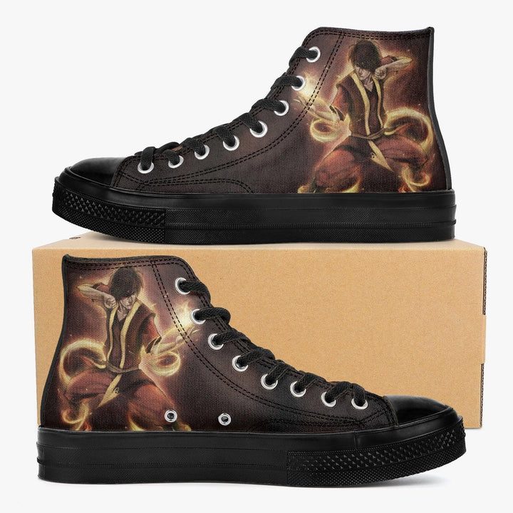 Avatar The Last Airbender Zuko A-Star High Anime Shoes _ Avatar The Last Airbender _ Ayuko