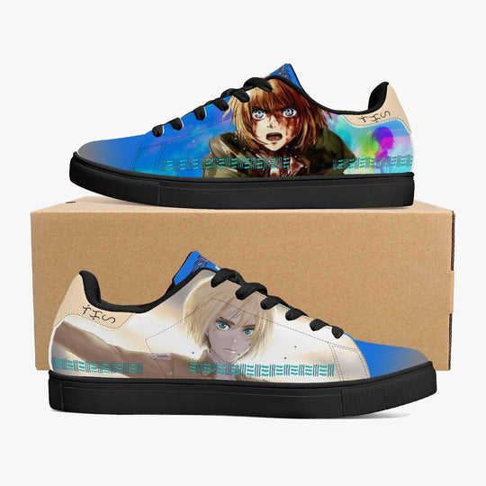 Attack On Titan Armin Arlert Skate Anime Shoes _ Attack On Titan _ Ayuko