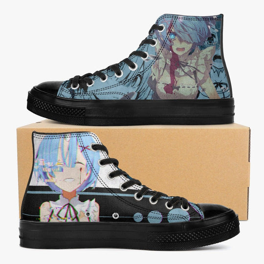 Re:Zero Rem A-Star High Anime Shoes _ Re:Zero _ Ayuko