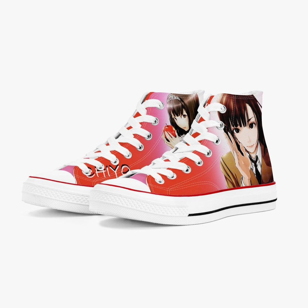 Prison School Chiyo Kurihara A-Star High White Anime Shoes _ Prison School _ Ayuko