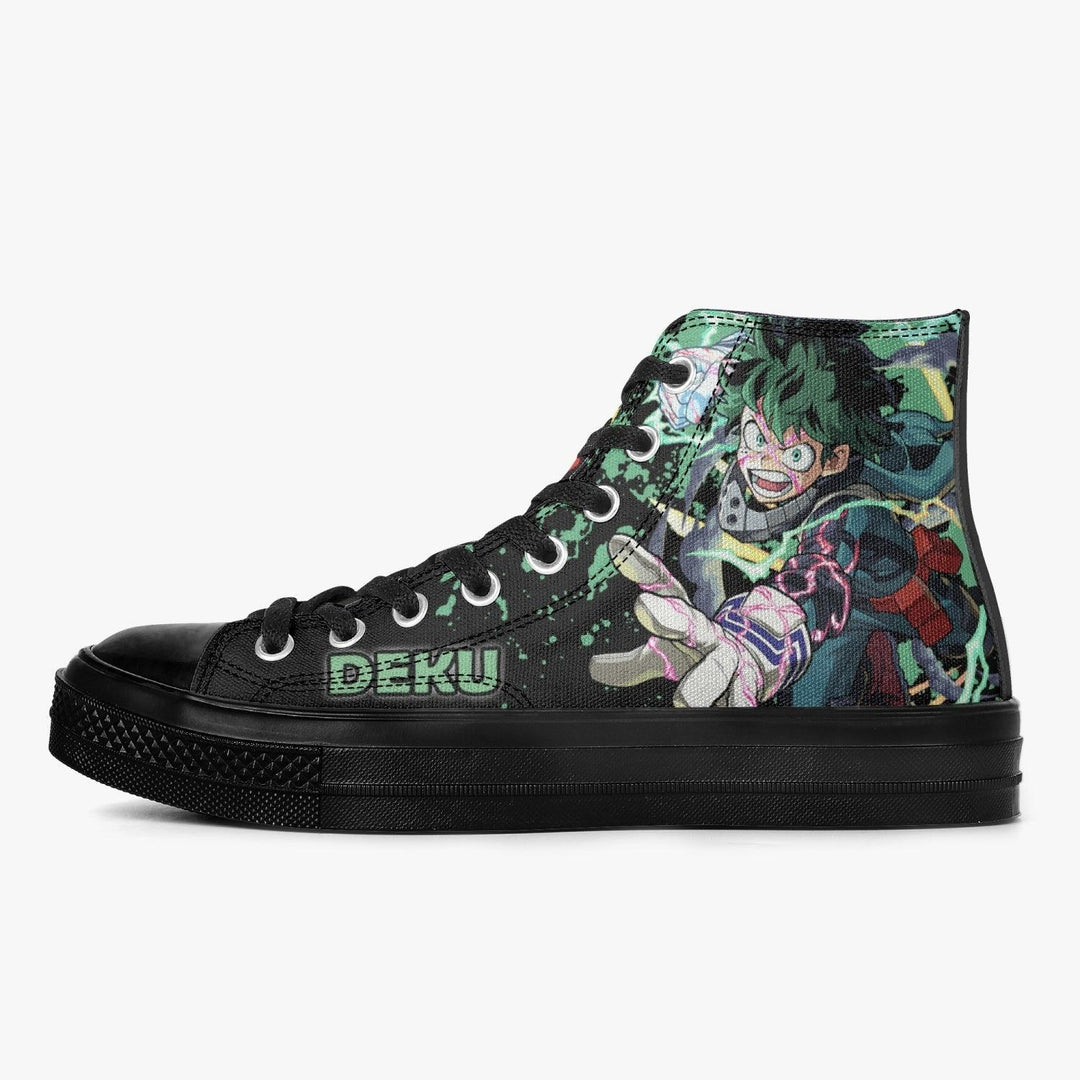 My Hero Academia Deku A-Star High Anime Shoes _ My Hero Academia _ Ayuko