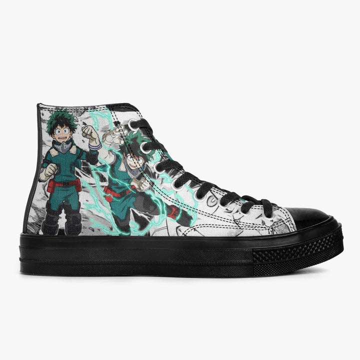 My Hero Academia Deku A-Star High Anime Shoes _ My Hero Academia _ Ayuko