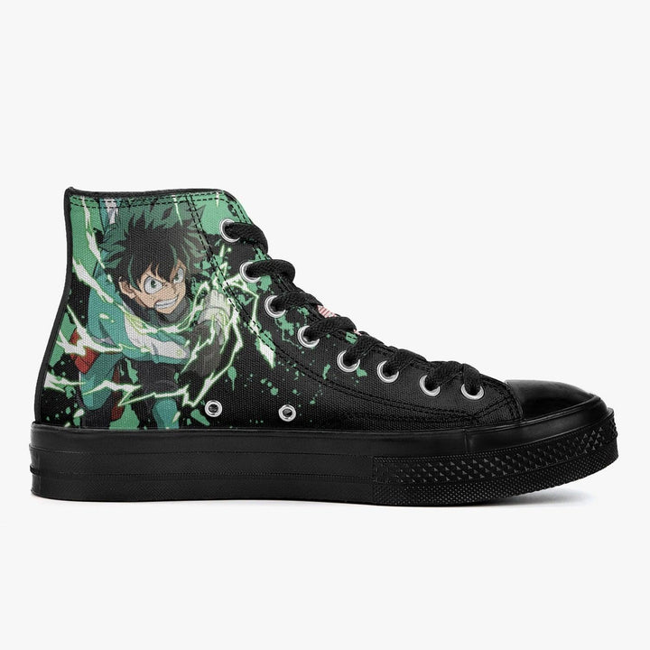 My Hero Academia Deku A-Star High Anime Shoes _ My Hero Academia _ Ayuko