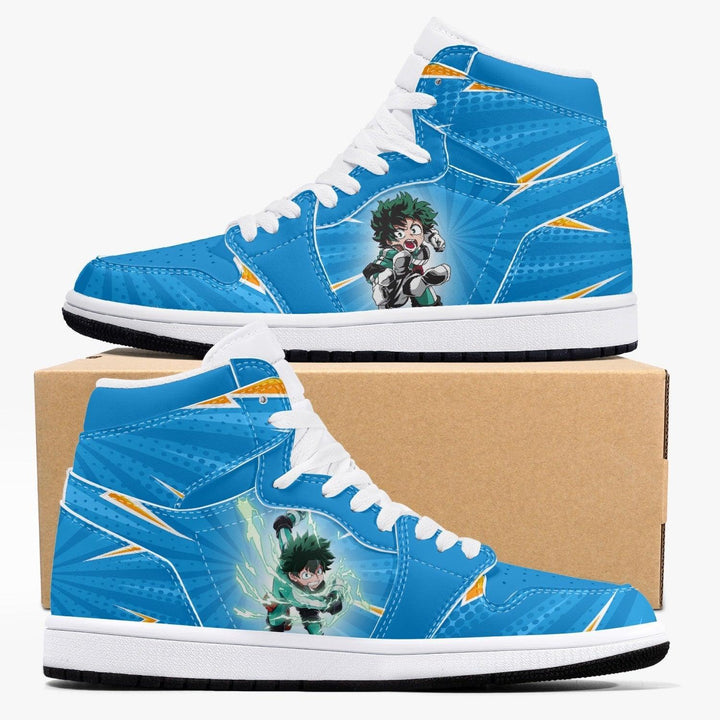 My Hero Academia Deku Comic Style JD1 Mid Anime Shoes _ My Hero Academia _ Ayuko